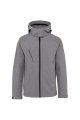 Dames Softshell jas hooded Kariban K414 MARL GREY